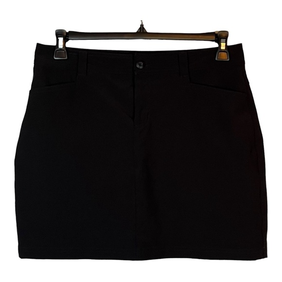 EDDIE BAUER WOMEN'S ADVENTURER 2.0 SKORT SKIRT SPORT BLACK SIZE 8 - Picture 4 of 14